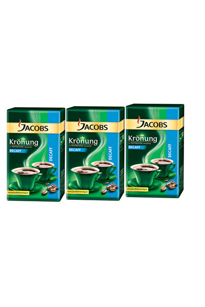 Jacobs Decaffeinated Ground Coffee 250 g - 3 pcs (three packs)