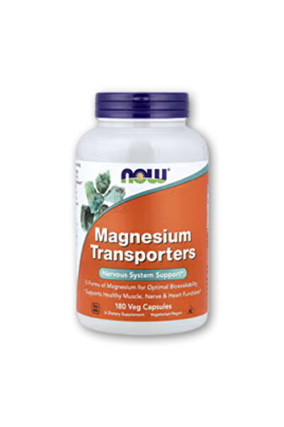 NOW F Now Foods ‏ Magnesium Transporters, 180 Vegetarian Capsules