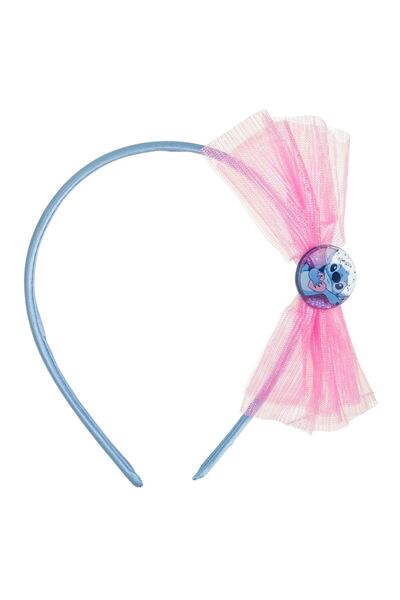 OEM Bentita Par Subtire Lila cu Model Stitch & Fundita Roz Holografica pentru...