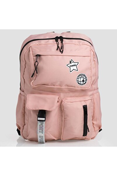 OEM Rucsac Roz cu Buzunare