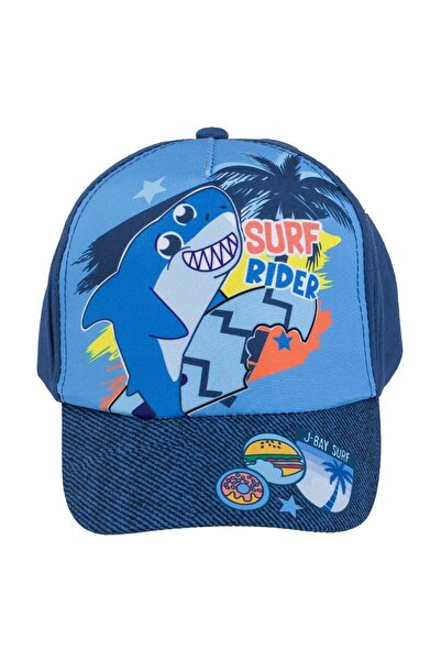 OEM Sapca Albastra cu Model Rechini pentru Bebelusi