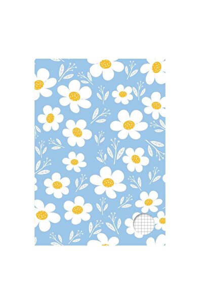 OEM Student Notebook A4 Mathematics Blue with Daisies - 80F