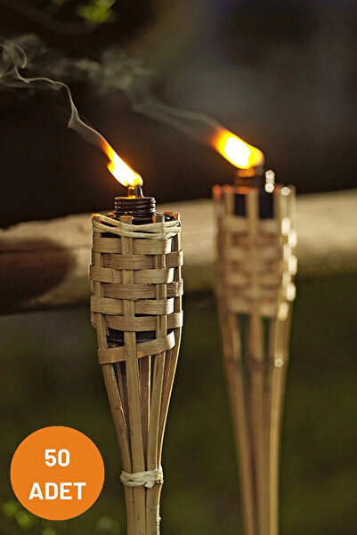 Fırsat Caddesi 50 Adet Bambu Bahçe Meşalesi 90 cm