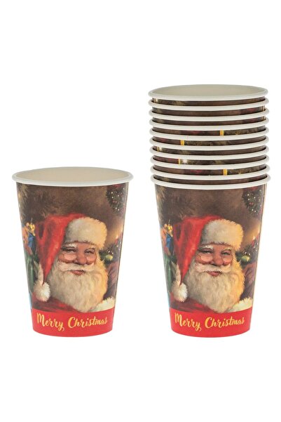 OEM Christmas Party Cardboard Cups with Santa Claus Pattern "Merry Christmas"...