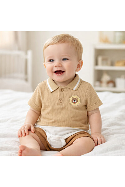 Little Baby Teddy Bear Shorts Set (Top and Bottom)