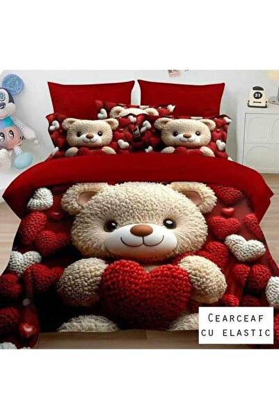 Patul Bed Linen 6 Pieces, Fine Cotton, Sulphur, Double Bed, 2 Persons, Fitted...