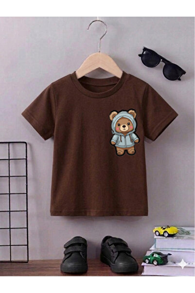 bahar uğurlu Sweet Bear Printed Children's T-Shirt