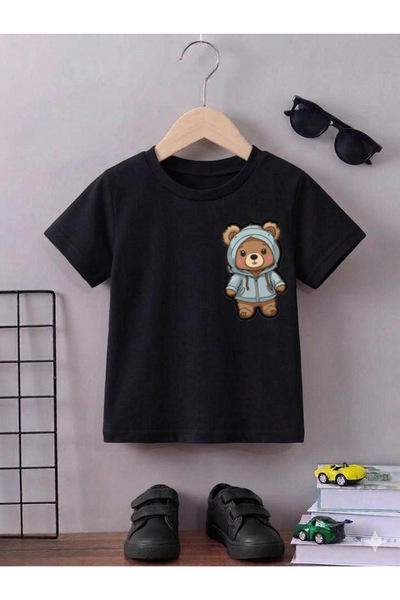 bahar uğurlu Παιδικό μπλουζάκι με στάμπα Γλυκό Αρκουδάκι