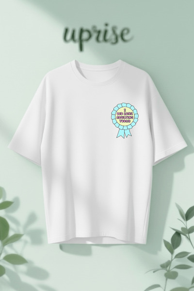 Vordevia Σήμερα έκανα κάτι που είναι συνήθεια ενηλίκων, βαμβακερό μπλουζάκι o...