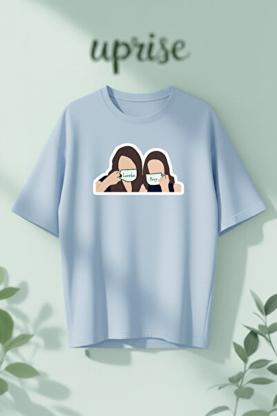 Vordevia Lorelai Rory Gilmore Girls Printed Cotton Oversize T-Shirt