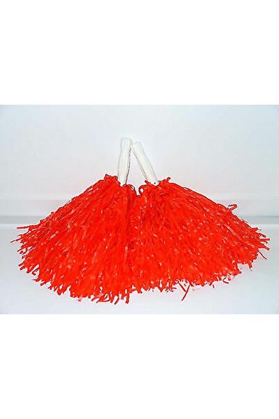 ForWhat 1Pair 2Pcs Red Ceremonial Pompoms Set for Office Home Office Event Co...