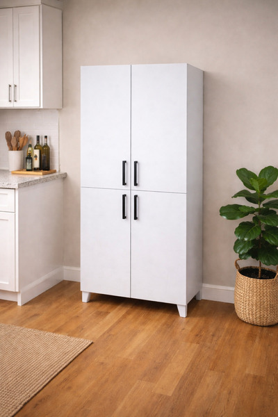 EMRMOBILYA 4 kapaklı Çok amaclı dolap