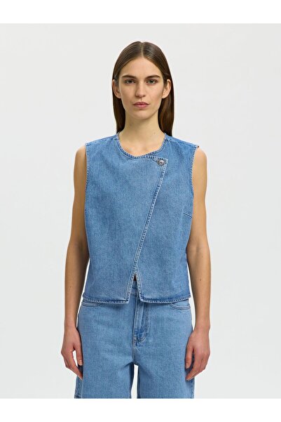 SELECTED Jeansweste Ärmellose