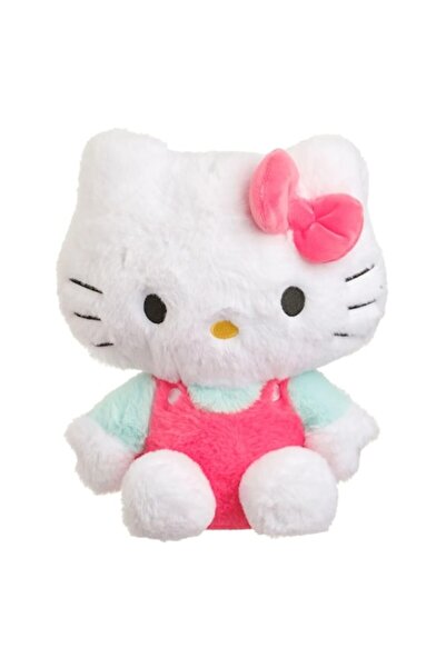 OEM Figurină de pluș Hello Kitty cu rochie roz 28cm