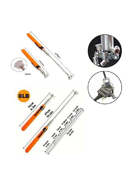 BGA Teleskobik Metal Toplayıcı Çubuk 8LB