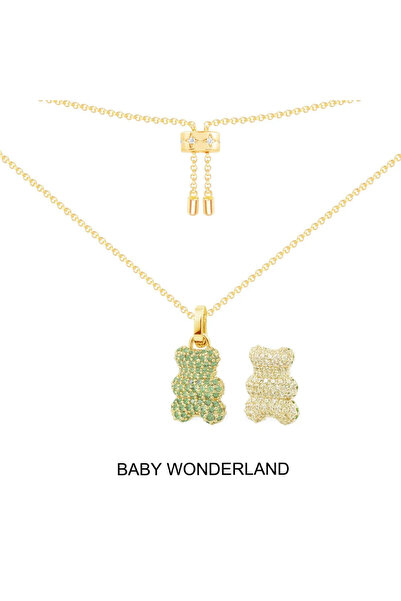 Apm Monaco Baby Wonderland Yummy Bear Adjustable Necklace