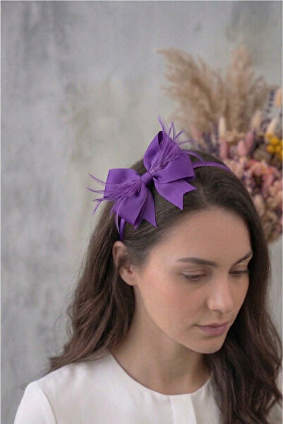 Massaltay Κορώνα εγκυμοσύνης με φτερά και λεπτομέρεια φιόγκου, Κορώνα νύφης γ...