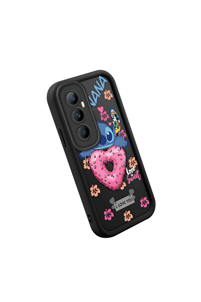 SLIMFELT حافظة متوافقة مع Realme C65 4G بنمط كوميك ستيتش، مصنوعة من السيليكون...