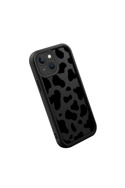 SLIMFELT iPhone 13 Compatible High Quality Tiger Pattern Black Case