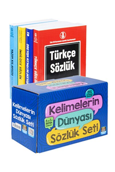 Mercan Okul Yayınları Kelimelerin Dünyası Sözlük Seti Orta Öğretim (4 Kitap) ...