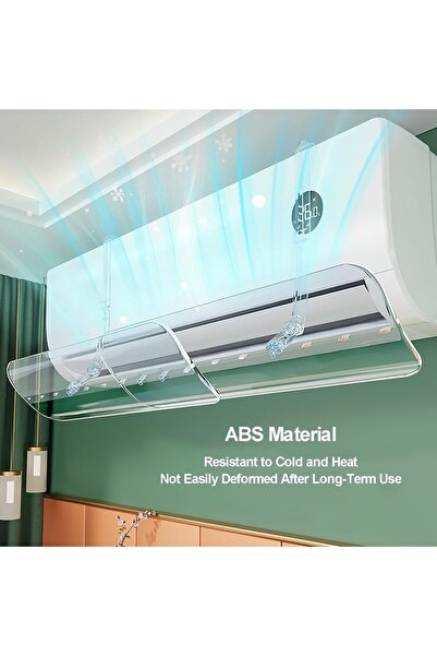 Golivn حاجز هواء لمكيف الهواء، موزع هواء بدون ثقب، مضاد للنفخ المباشر، واقي ه...