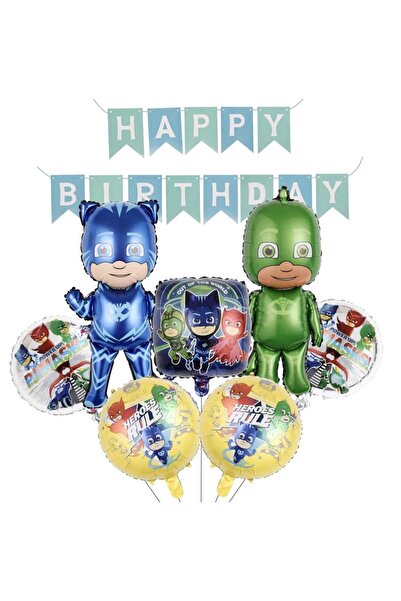 ANTADESIM Set De 20 piese Eroi in Pijamale, Figurine 77 cm si 73 cm PJ MASK