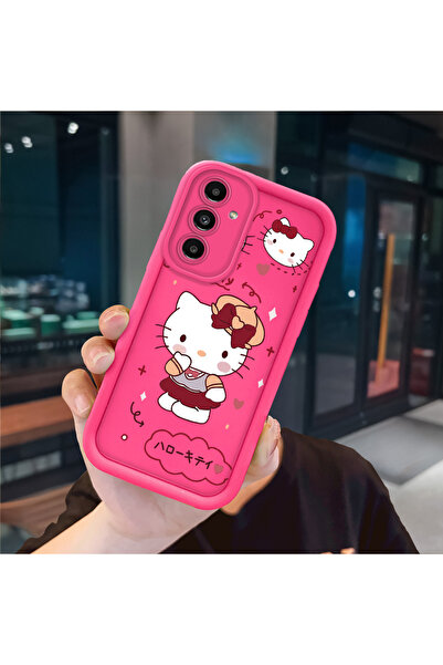 ucuc Samsung Galaxy A04S Uyumlu Pembe Kırmızı Silikon Kılıf Darbeye Dayanıklı...