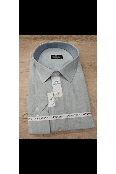 Cinar erkek giyim Men's Classic Shirt Linen Fabric Long Sleeve with Pockets