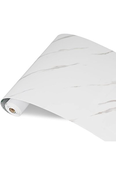 Arabest ألواح جدارية من الرخام الأبيض، ورق حائط لاصق ذاتي، ديكور جداري مقاوم ...