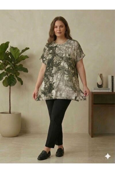 Vinola Plus Size Viscose Jersey Fabric Comfortable Fit High Quality Blouse