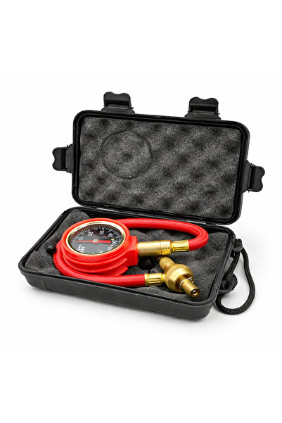 Generic Premium Brass Tire Deflator with Pressure Gauge, Quick Air Down Tool ...