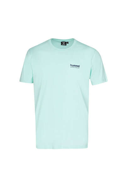 hummel Trinar Men's Turquoise Round Neck T-Shirt