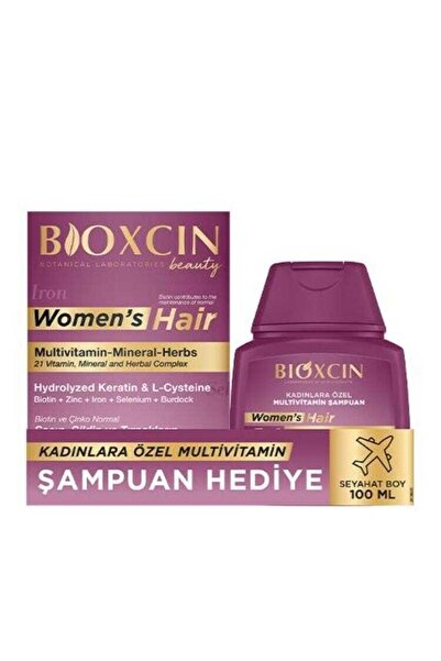 Bioxcin شامبو للشعر للنساء 30 قرص هدية
