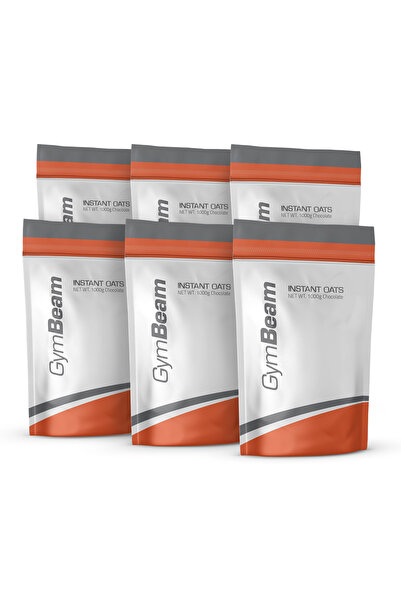 GymBeam Ovăz instant, 6 x 1000 g, ciocolată