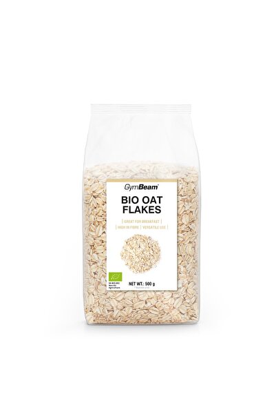 GymBeam Fulgi de ovăz bio, 500 g
