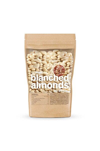 GymBeam Blanched Almonds, 500 g