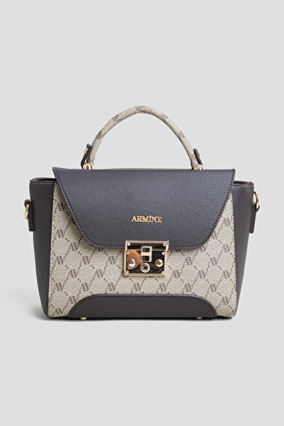 Armine Noktalı Çanta Vizon