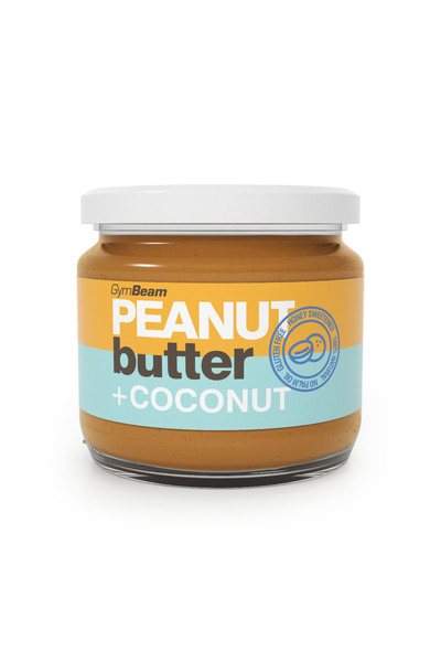 GymBeam Unt de arahide cu nucă de cocos - Gymbeam, 340 g, nucă de cocos