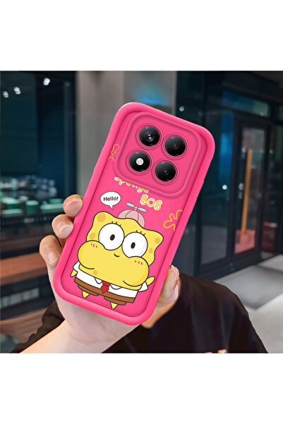 ucuc Redmi Note 14 Pro Plus+ 5g Compatible Pink Red Silicone Case Shockproof ...