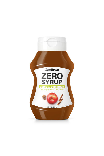 GymBeam ZERO SIROP Măr și Scorțișoară, 350 ml