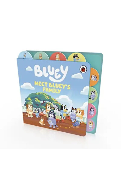 Genel Markalar Ladybird Bluey Meet Blueys Family Tabbed Board Book