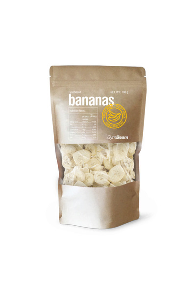 GymBeam Lyophilized Bananas, 100 g
