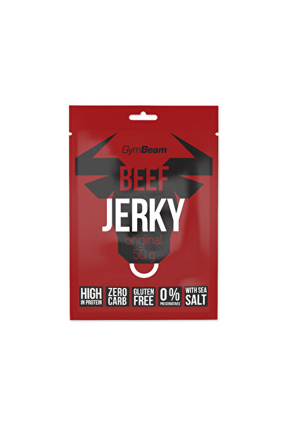 GymBeam Beef Jerky, 50 g, original