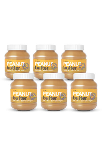 GymBeam Unt de arahide, 6 x 340 g, neted