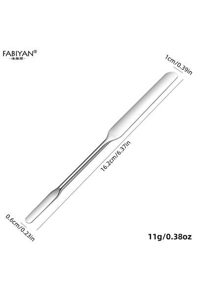 choice2 silver style B Stainless Steel Makeup Mixing Spatula Stick Mixing Rod...