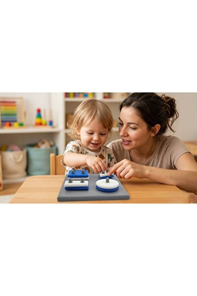 ARCANIUM Colorful Geometric Shapes Matching and Sorting Board - Preschool Edu...
