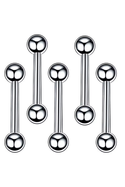 Choice33 1.2x10mm Style 10 5/10/40/60pcs Body Piercing Jewelry Stainless Stee...