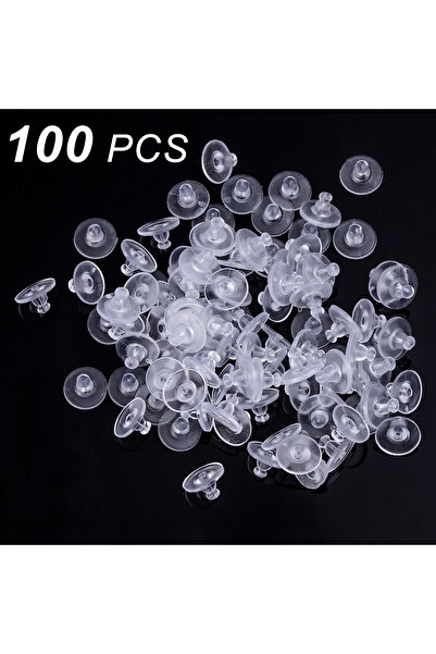 Choice A-OT0001-6-100pcs 100-500pcs Silicone Earring Pin Backs Ear Stud Soft ...