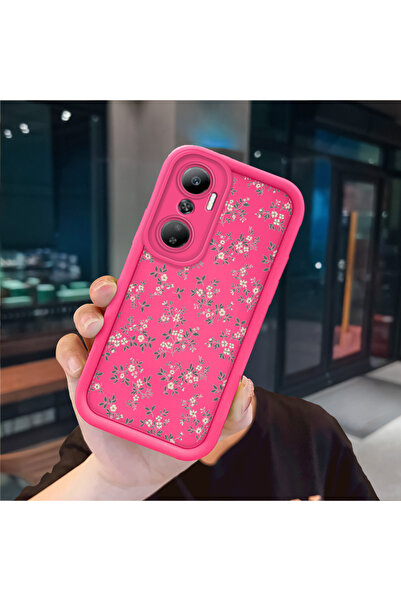 ucuc حافظة من السيليكون باللون الأحمر الوردي متوافقة مع هاتف Infinix Hot 20 4...