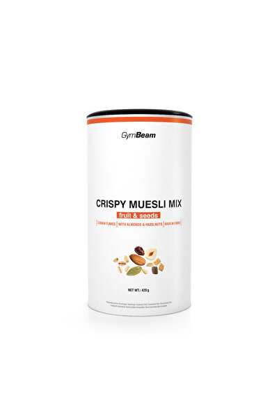 GymBeam Amestec de Muesli Crocant, 420 g, semințe de fructe